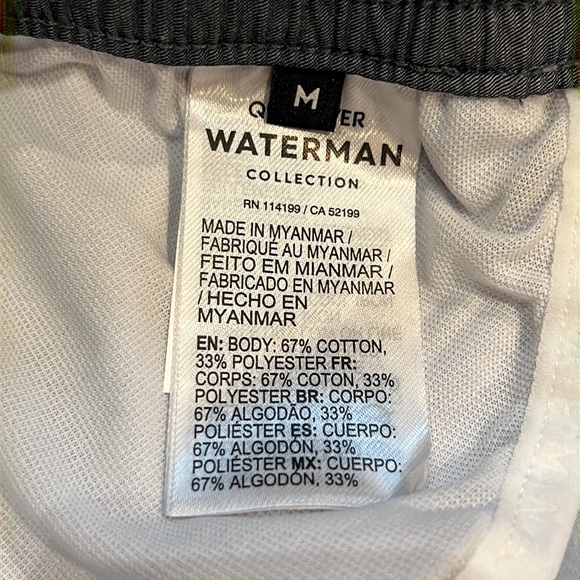 NWOT Quicksilver Waterman The Deck Stripe 18“ - Picture 8 of 16